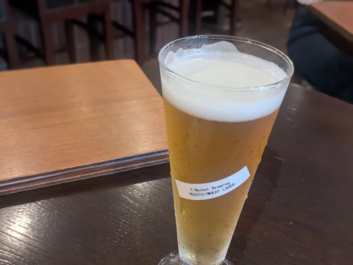 Y.Market Brewing 10周年記念ビール「エギフ!!ウィートラガー」の樽生