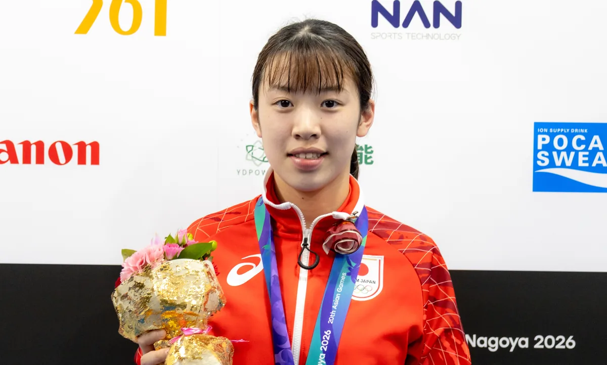 面手凛選手インタビュー 卓球 女子団体 銀メダル｜18歳、初のアジア