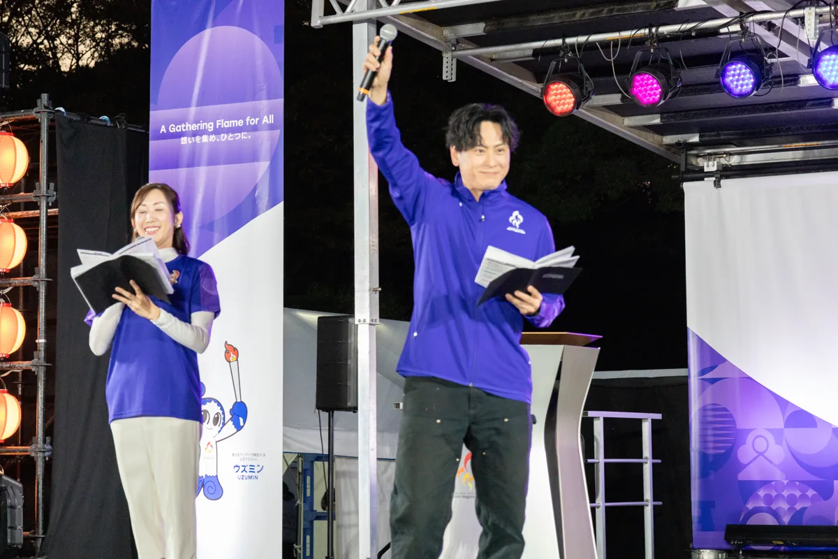 司会を務めた山下健二郎さん
