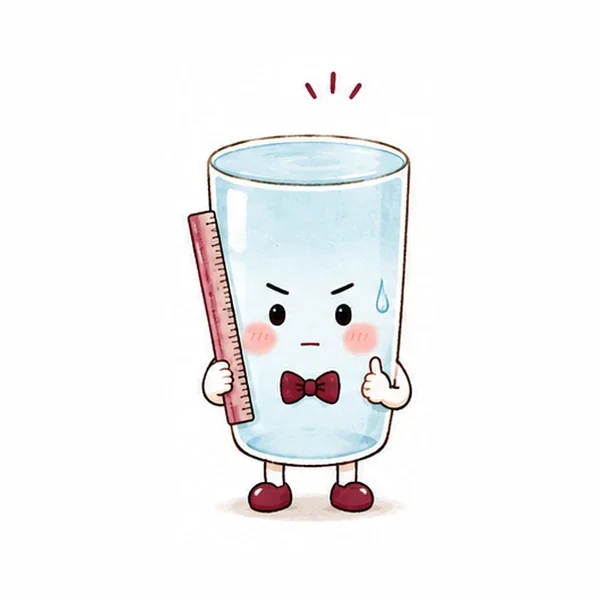 心のコップ診断のタイプ「すりきりさん」のイラスト