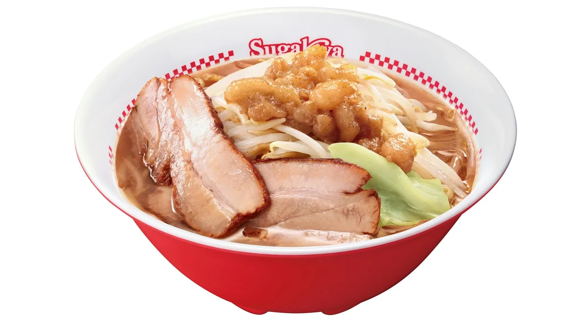 スガキヤの二郎系ラーメン、2026年版スガジローラーメン(780円〜)